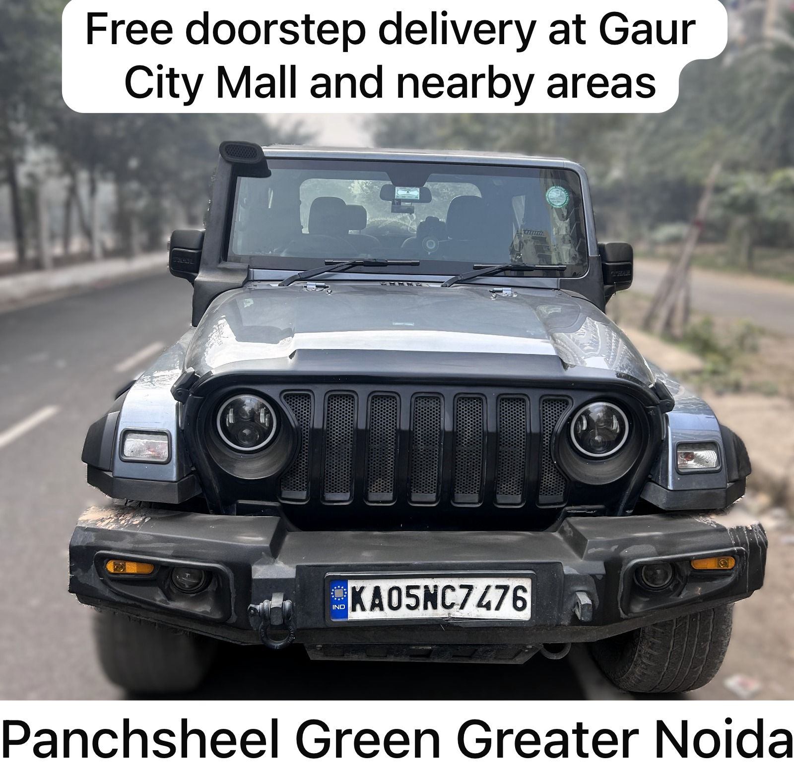 Self Drive Mahindra Thar rental in Delhi NCR