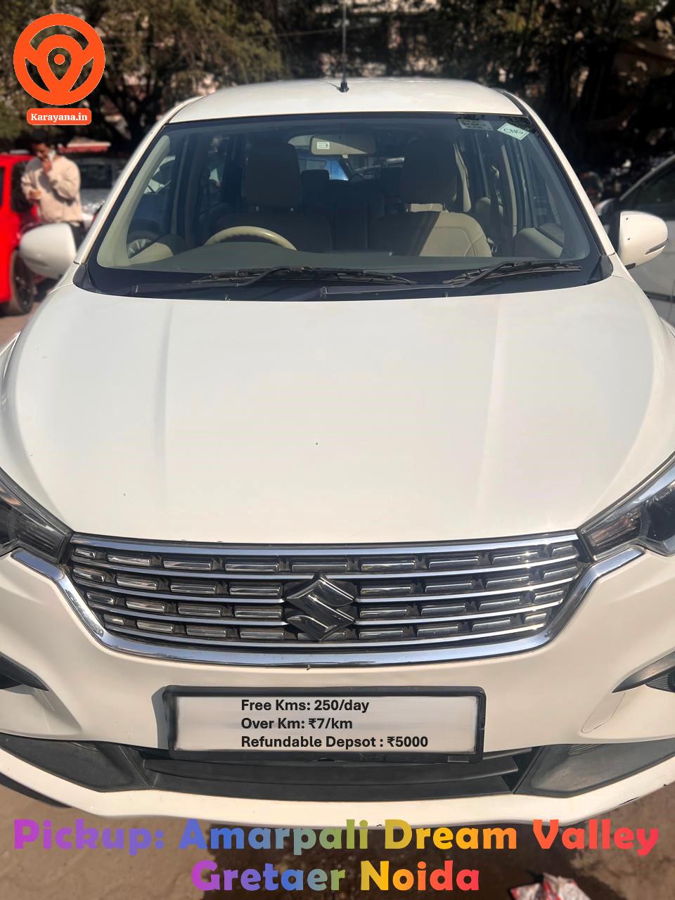 Self Drive Maruti Suzuki Ertiga rental in Delhi NCR