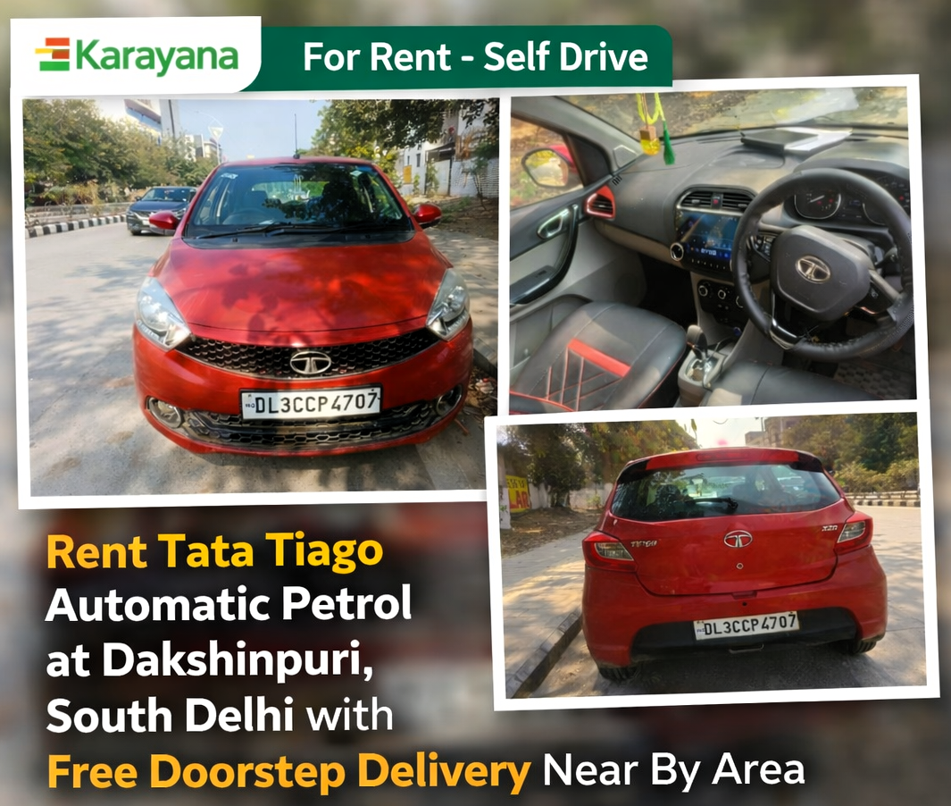Self Drive Tata Tiago rental in Delhi NCR
