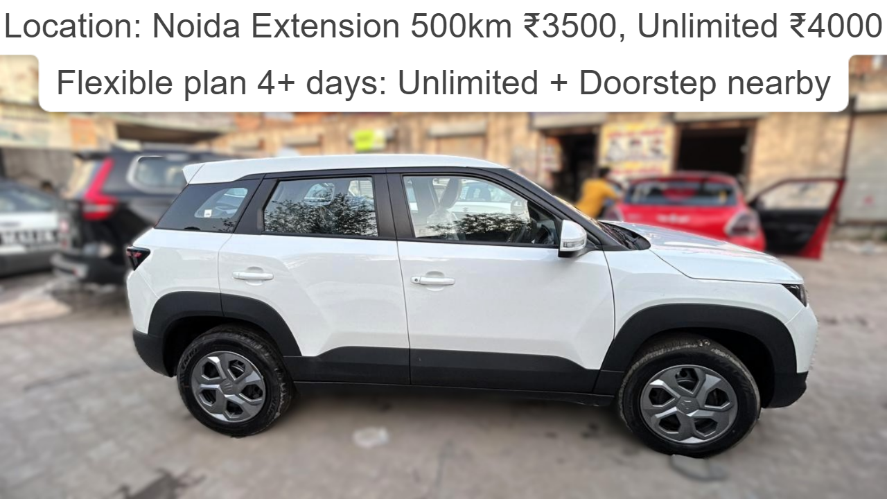 Self Drive Maruti Suzuki Brezza rental in Delhi NCR