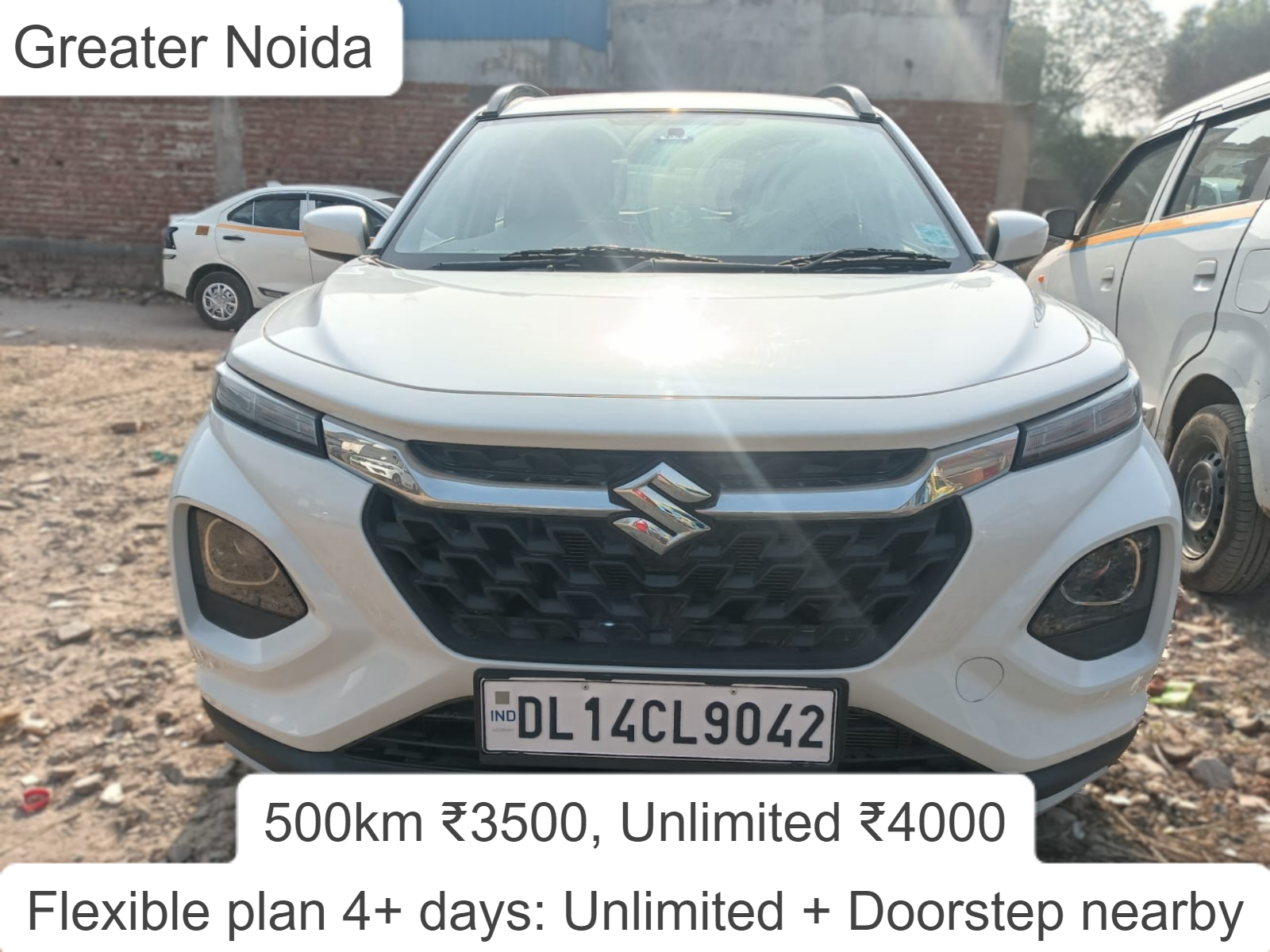 Self Drive Maruti Suzuki Fronx rental in Delhi NCR