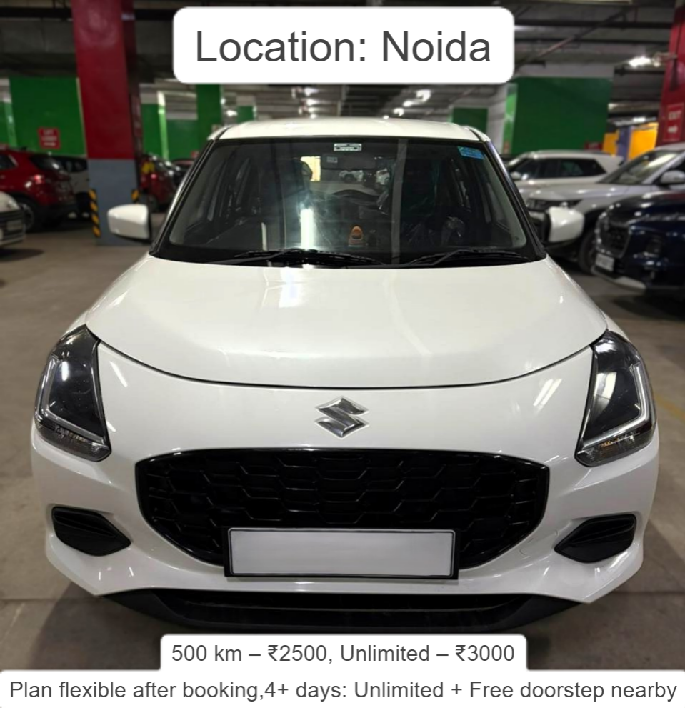 Self Drive Maruti Suzuki Swift rental in Delhi NCR