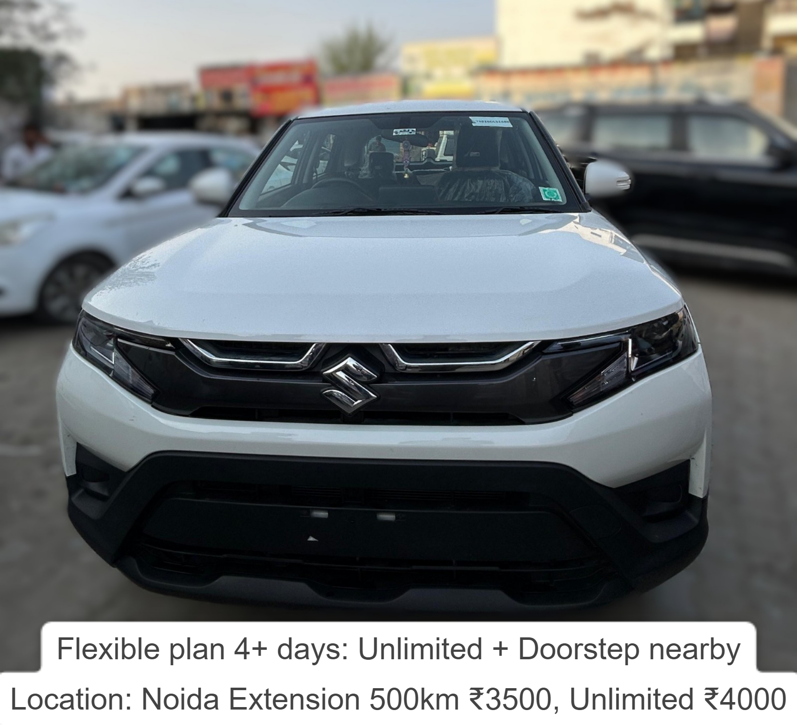 Self Drive Maruti Suzuki Brezza rental in Delhi NCR