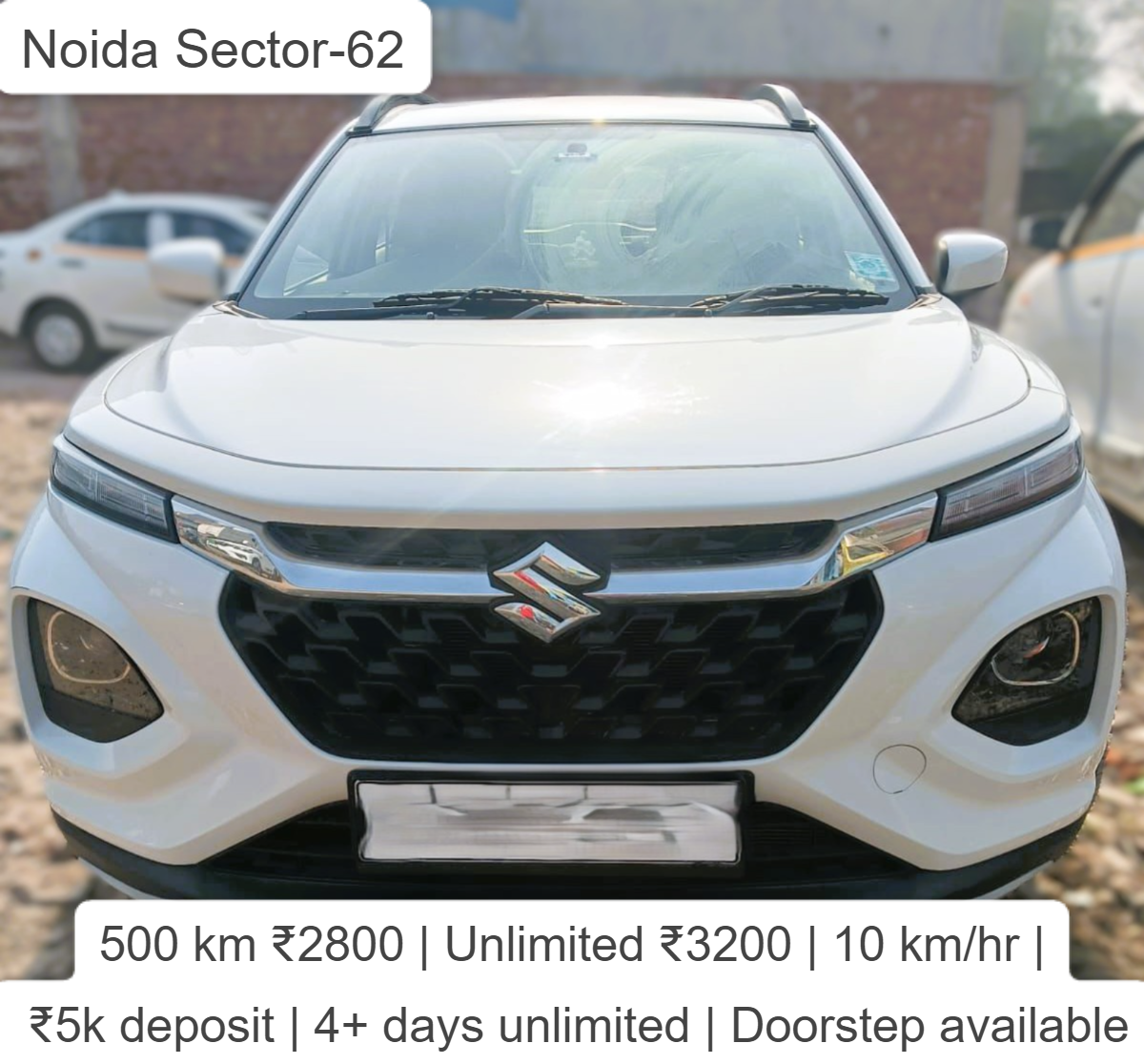 Self Drive Maruti Suzuki Fronx rental in Delhi NCR