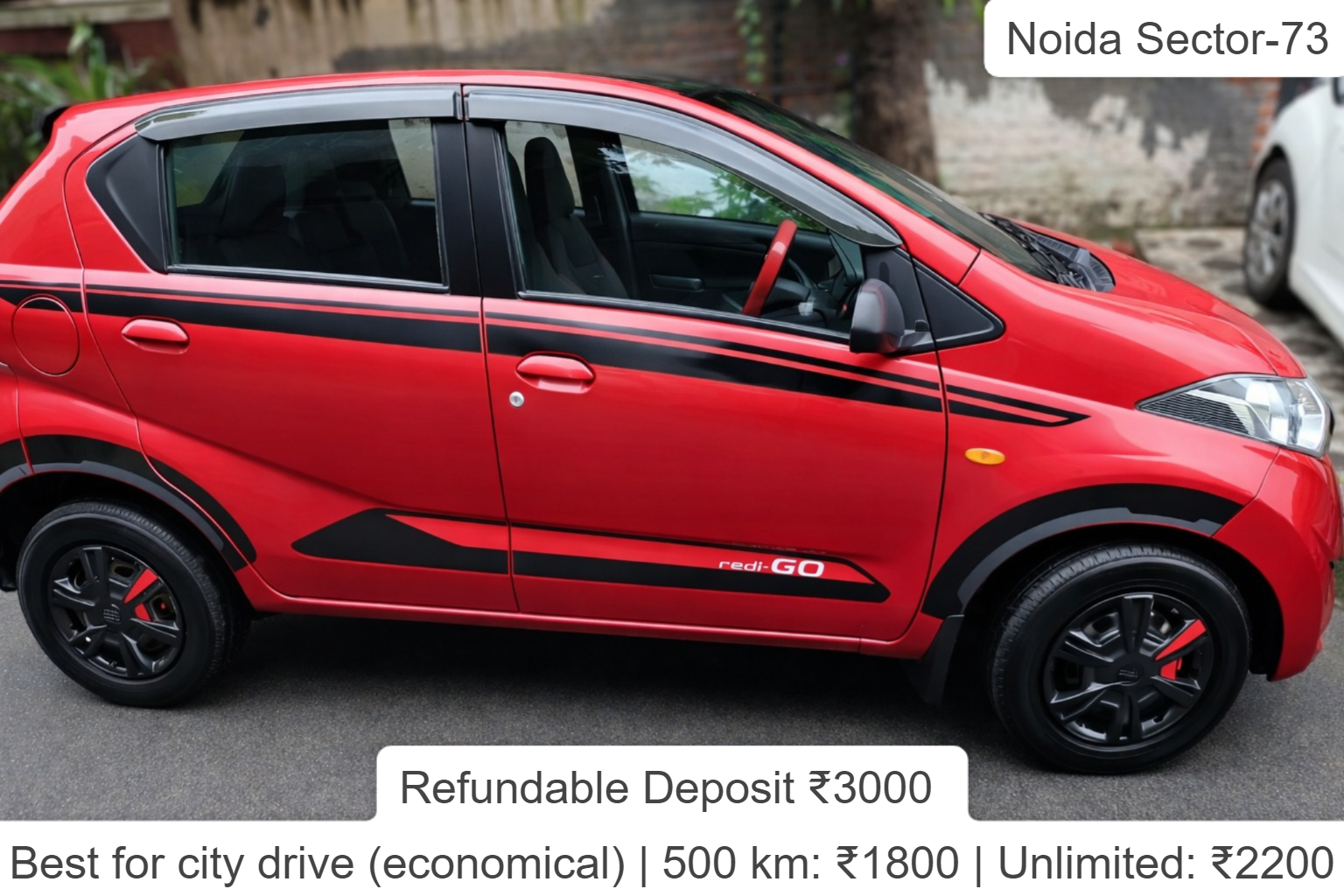 Self Drive Datsun Redi-GO rental in Delhi NCR