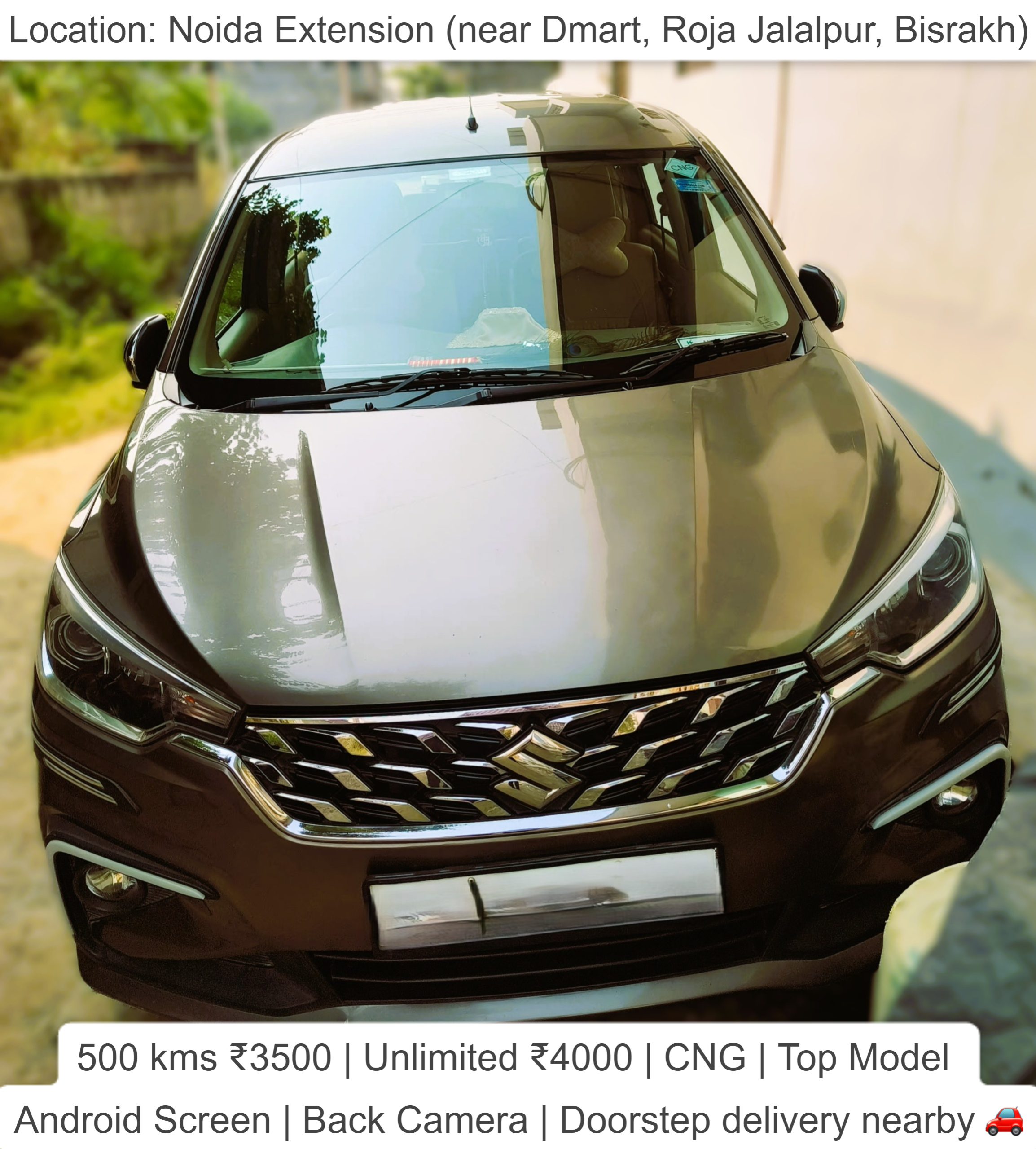 Self Drive Maruti Suzuki Ertiga rental in Delhi NCR